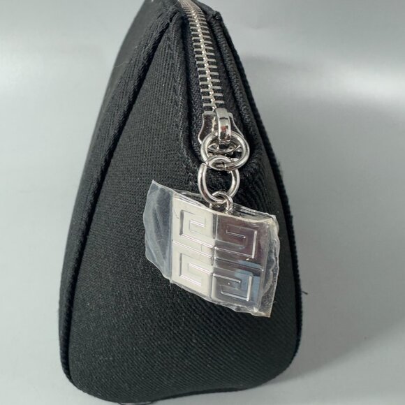 NEW GIVENCHY Parfums Black Makeup Bag Beauty Pouch - Picture 7 of 15